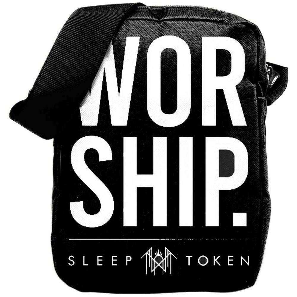 Rocksax Sleep Token - Worship Sac bandoulière - Noir/Blanc